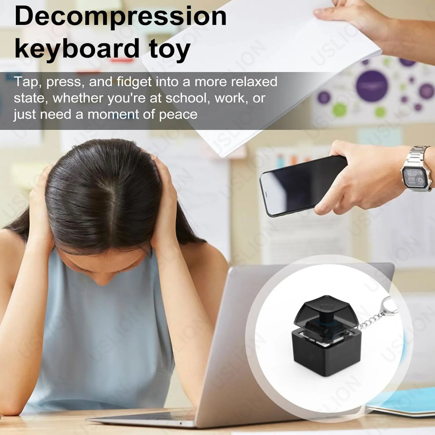 Stress Relief Keychain