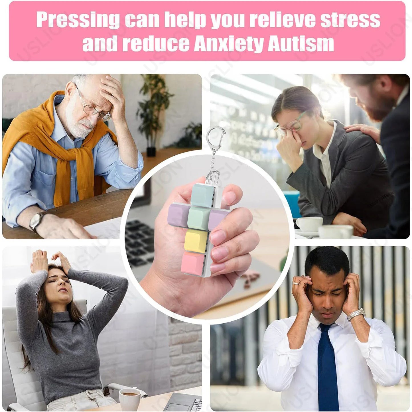 Stress Relief Keychain