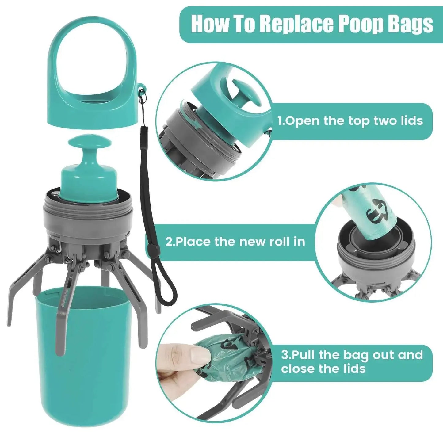 Portable Claw Pooper Scooper