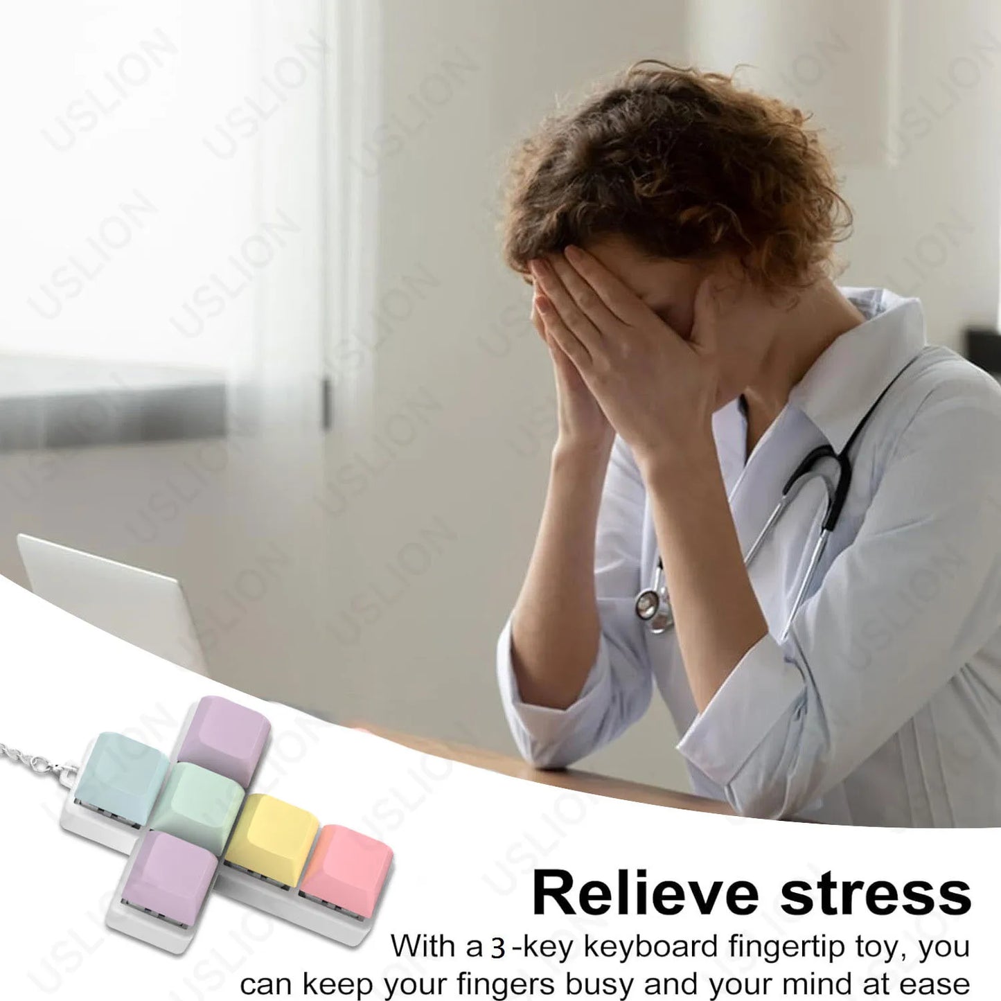 Stress Relief Keychain