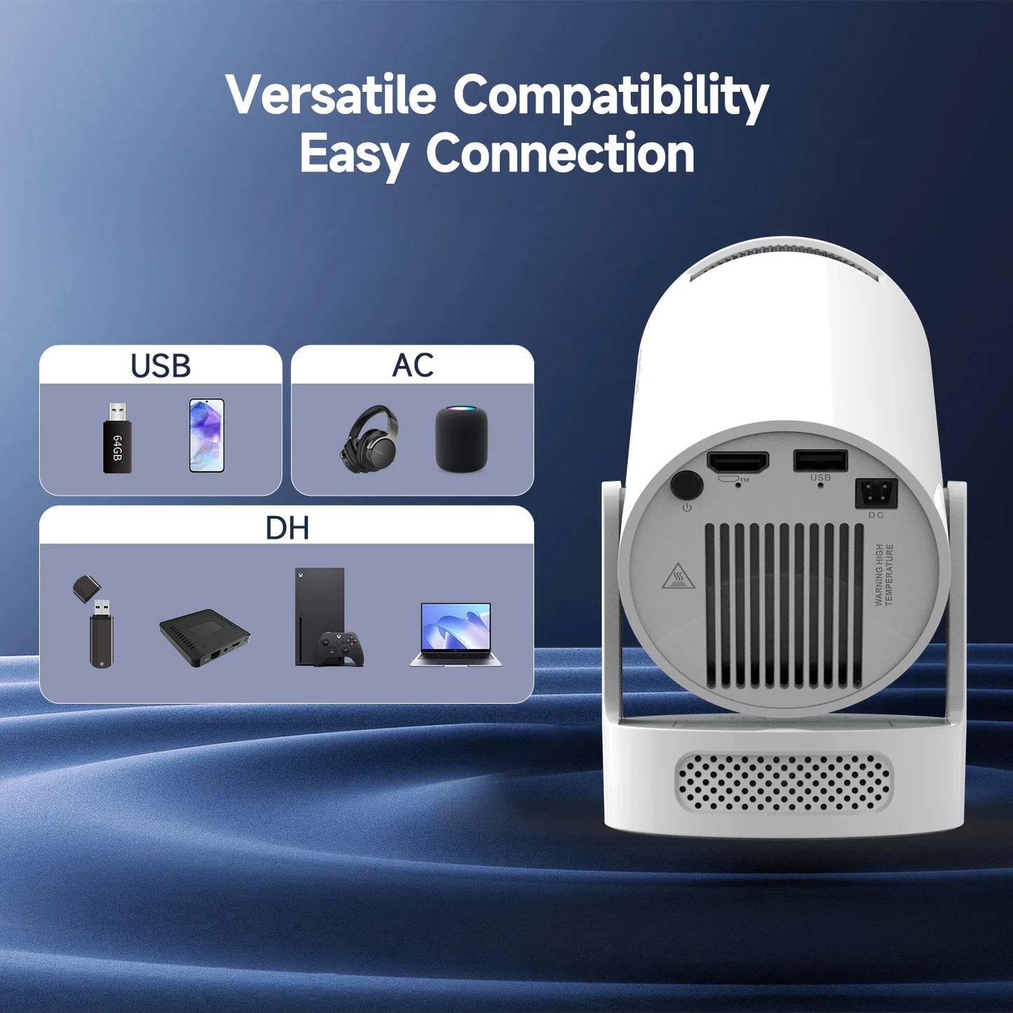 Magcubic 4K WiFi 6 Smart Projector